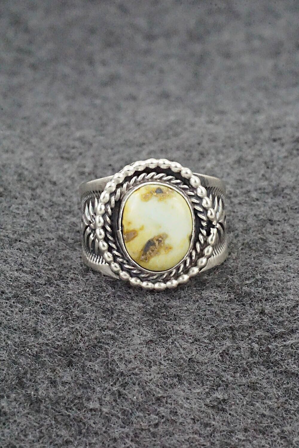 Variscite & Sterling Silver Ring - Jeannette Saunders - Size 7