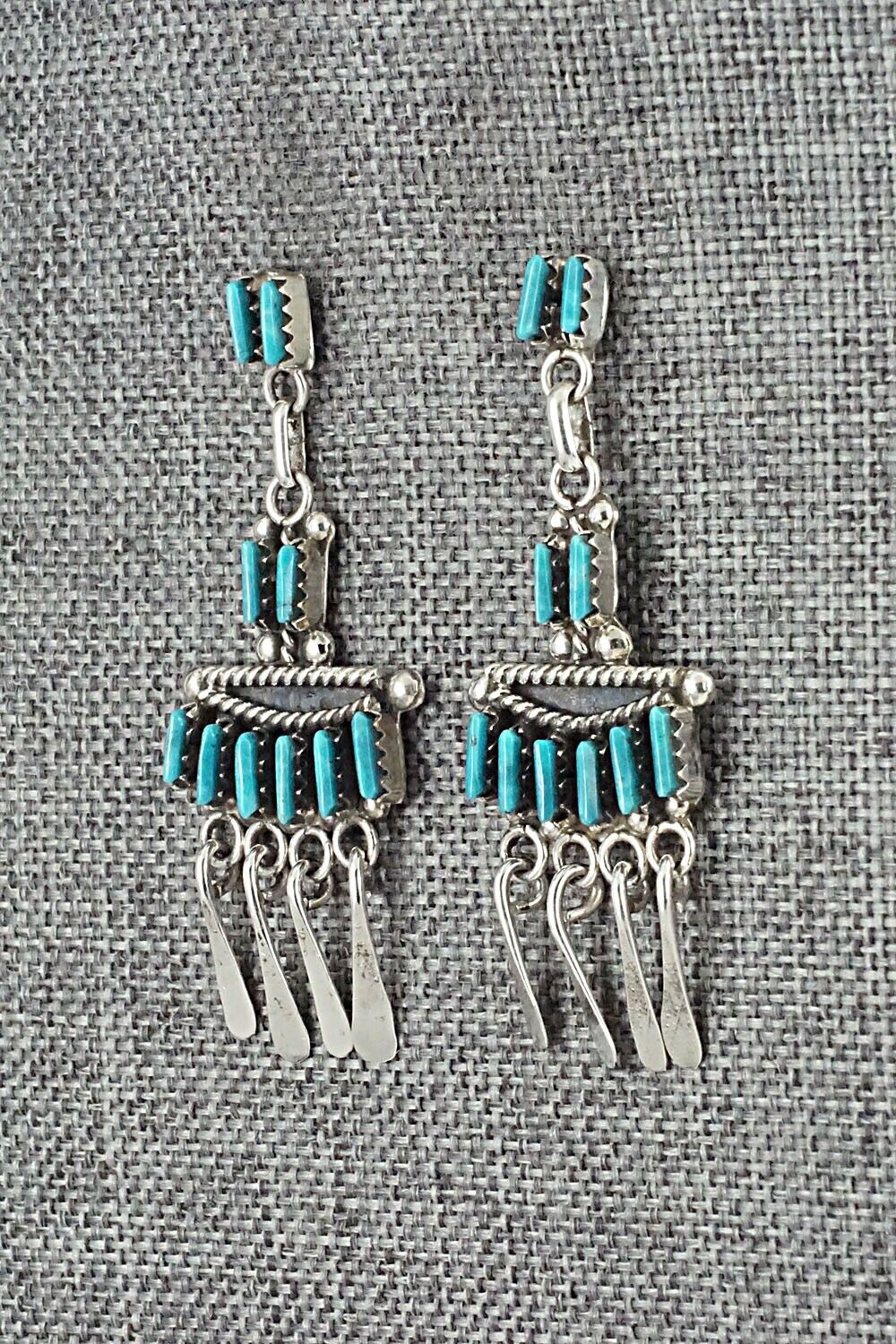 Turquoise & Sterling Silver Earrings - Michelle Peina