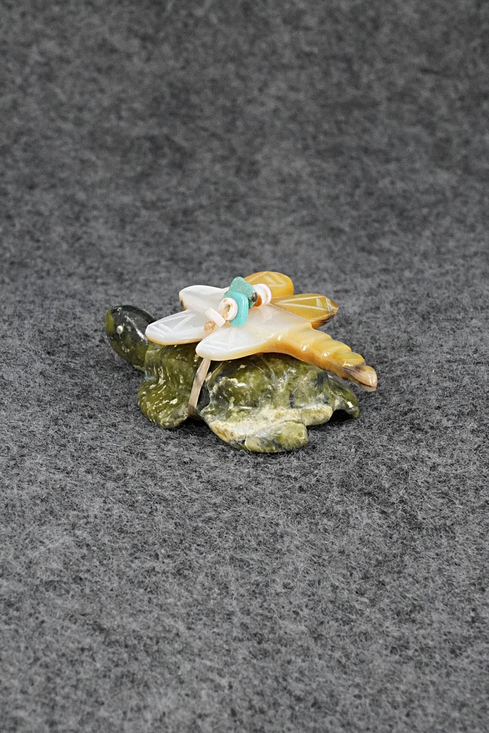 Turtle Zuni Fetish Carving - Daisy Rose Leonard