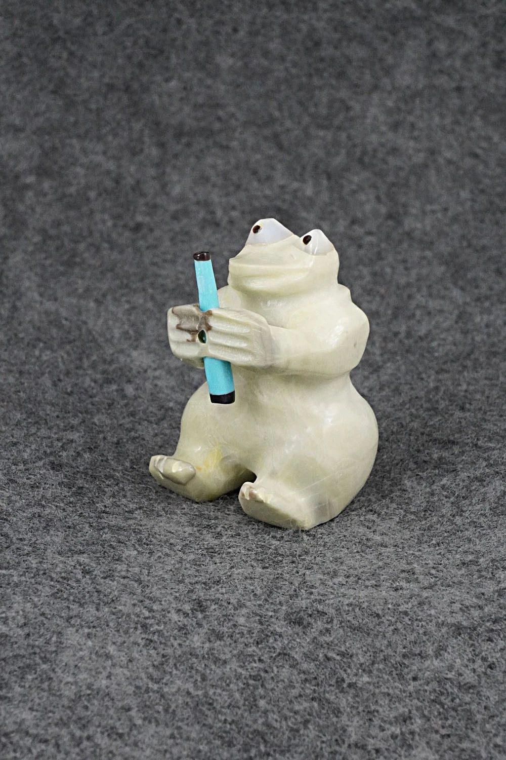 Frog Zuni Fetish Carving - Freddie Leekya