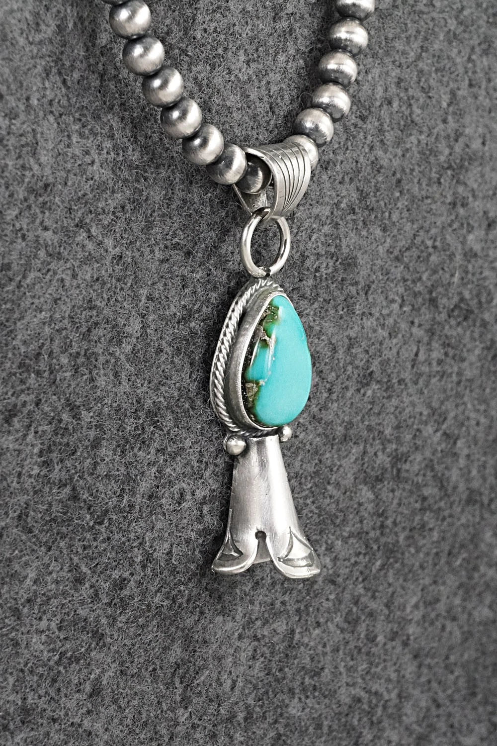 Turquoise & Sterling Silver Necklace - Sharon McCarthy