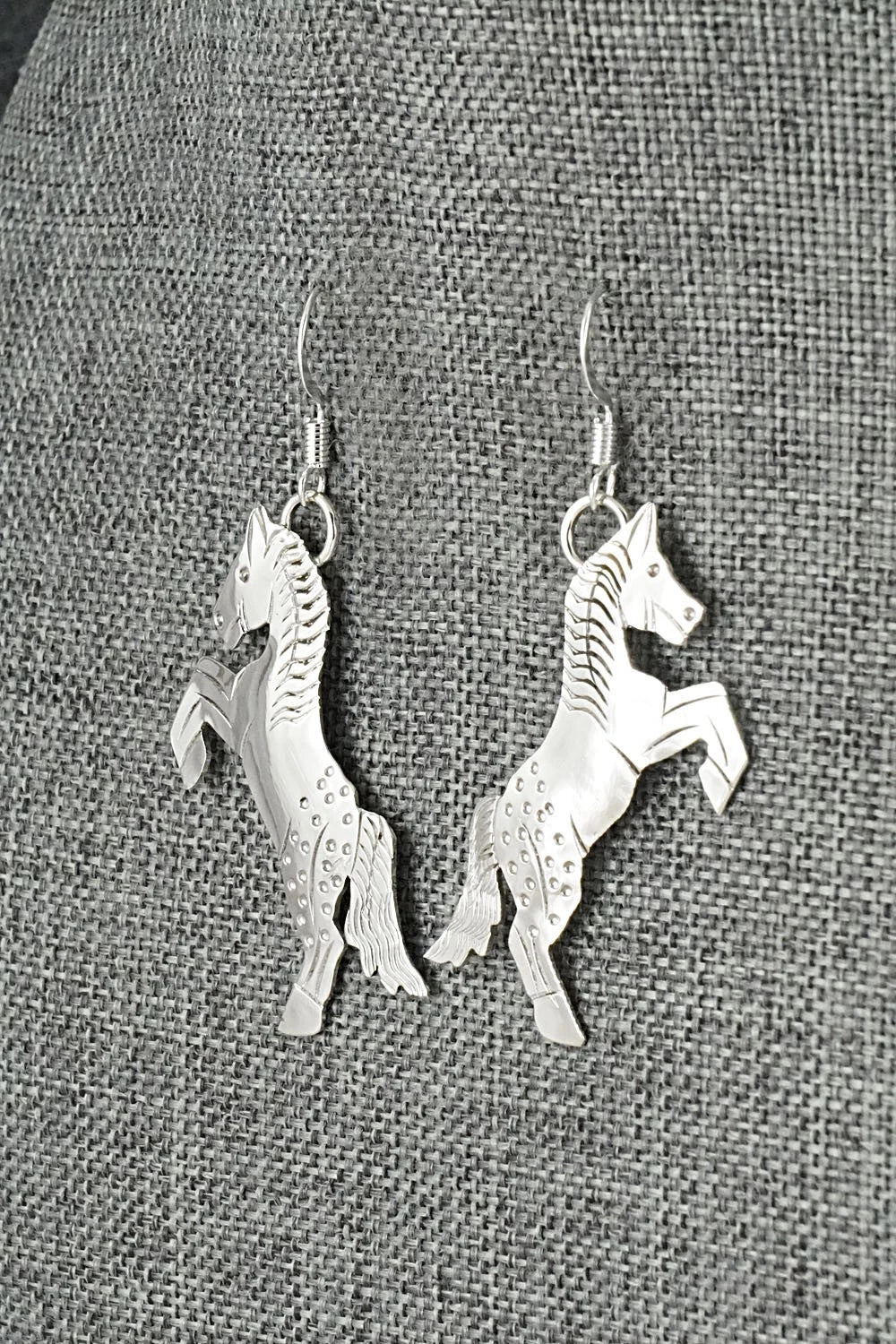 Sterling Silver Earrings - Louise Yazzie