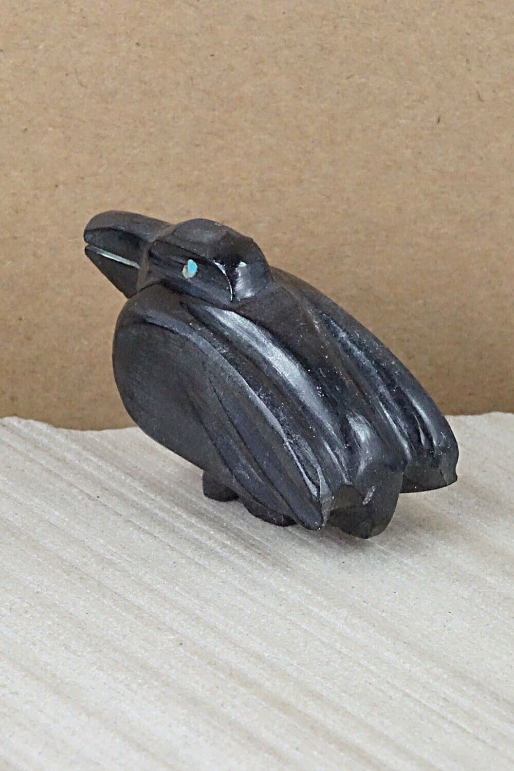 Crow Zuni Fetish Carving - Tim Lementino