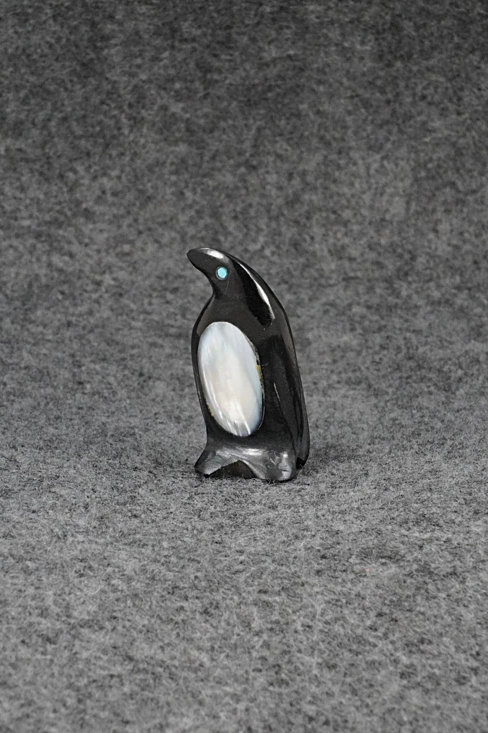 Penguin Zuni Fetish Carving - Calvert Bowannie