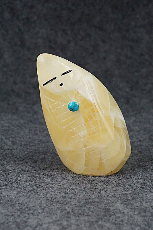 Corn Maiden Zuni Fetish Carving - Daniel Chattin
