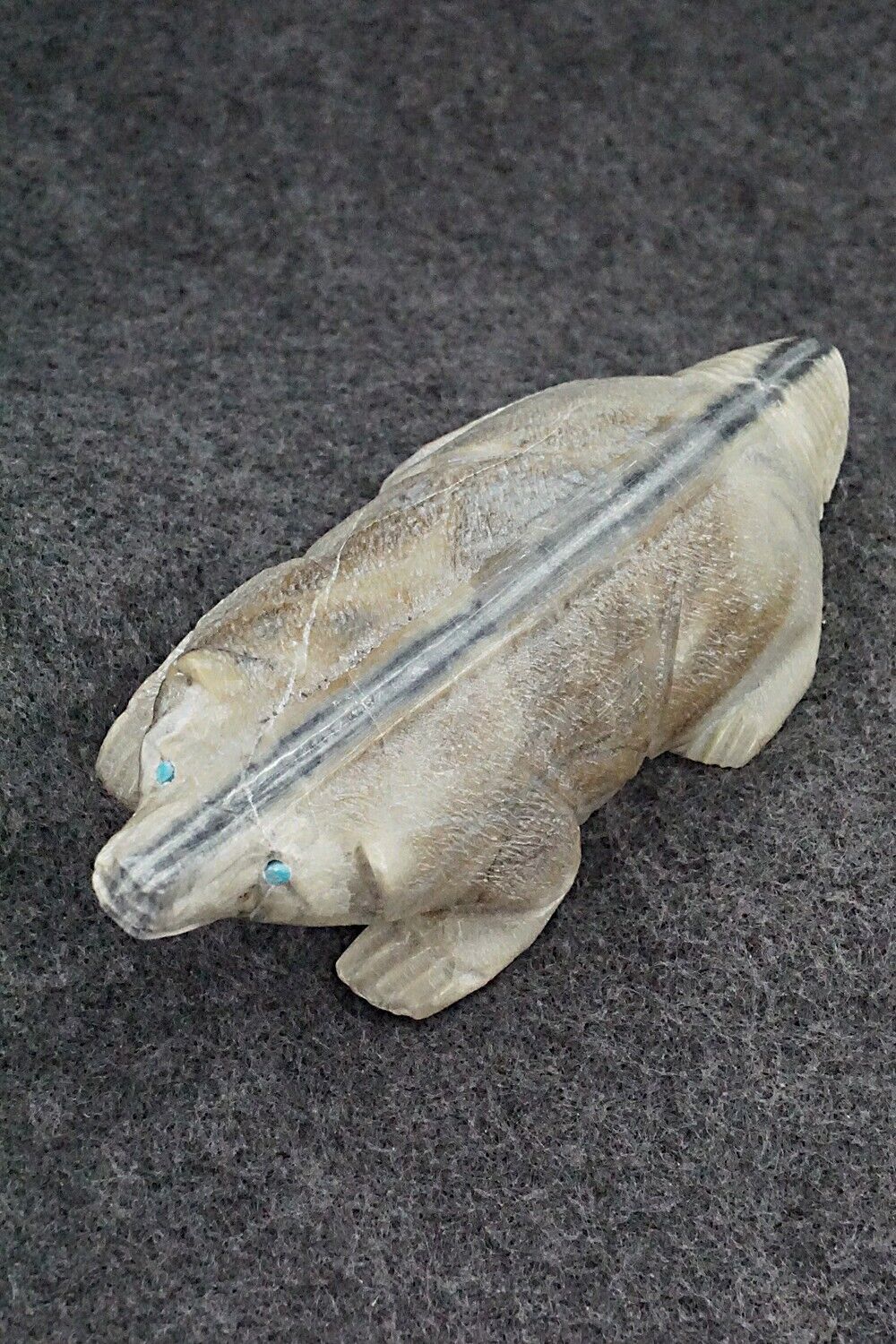 Badger Zuni Fetish Carving - Herbert Him