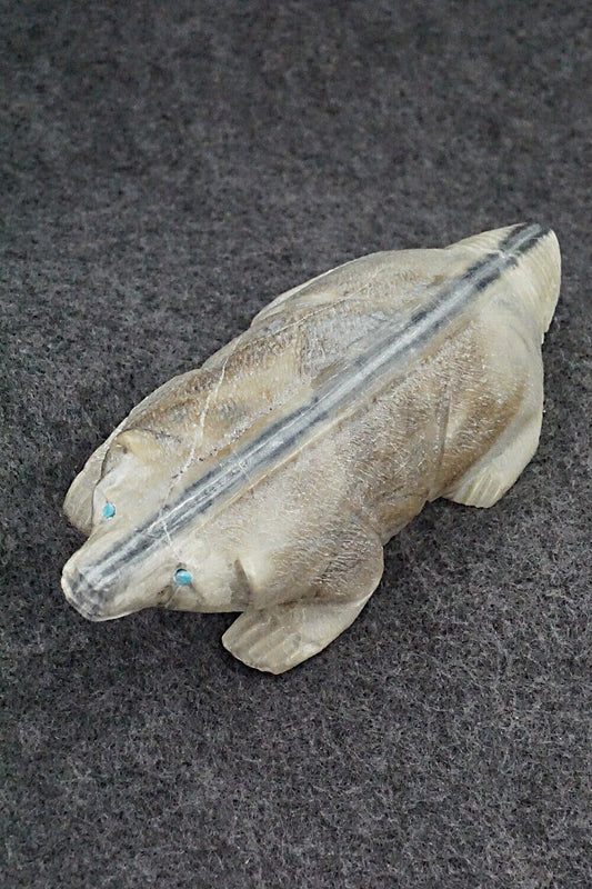 Badger Zuni Fetish Carving - Herbert Him