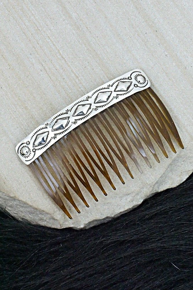 Sterling Silver Hair Combs - Jennie Blackgoat