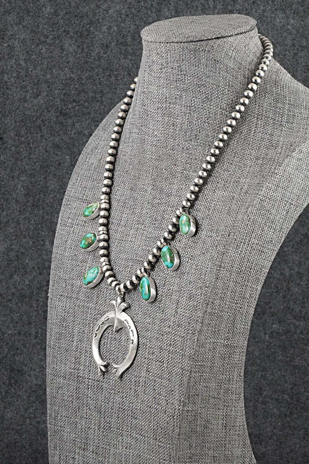 Turquoise & Sterling Silver Necklace - Latricia Largo