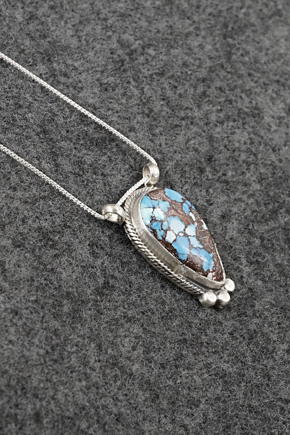 Turquoise & Sterling Silver Necklace - Sharon McCarthy