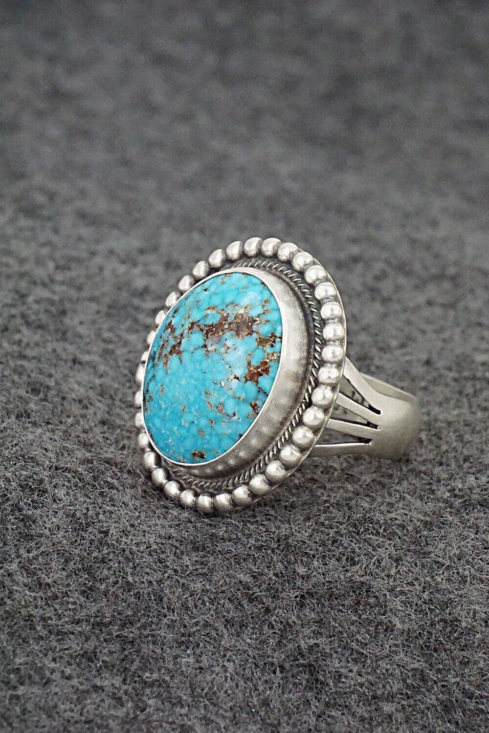 Turquoise & Sterling Silver Ring - Marita Benally - Size 9