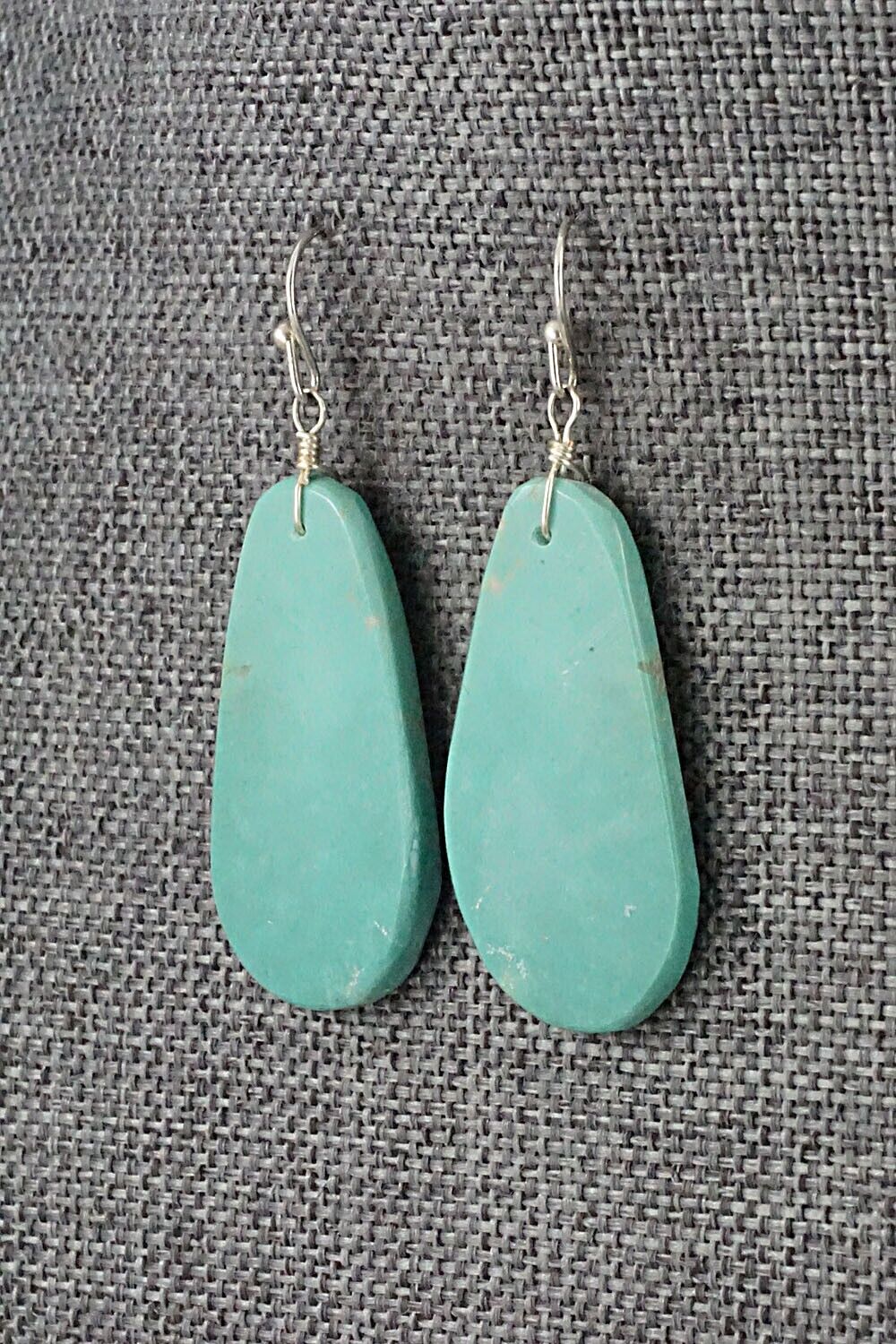 Turquoise & Sterling Silver Earrings - Joe Garcia