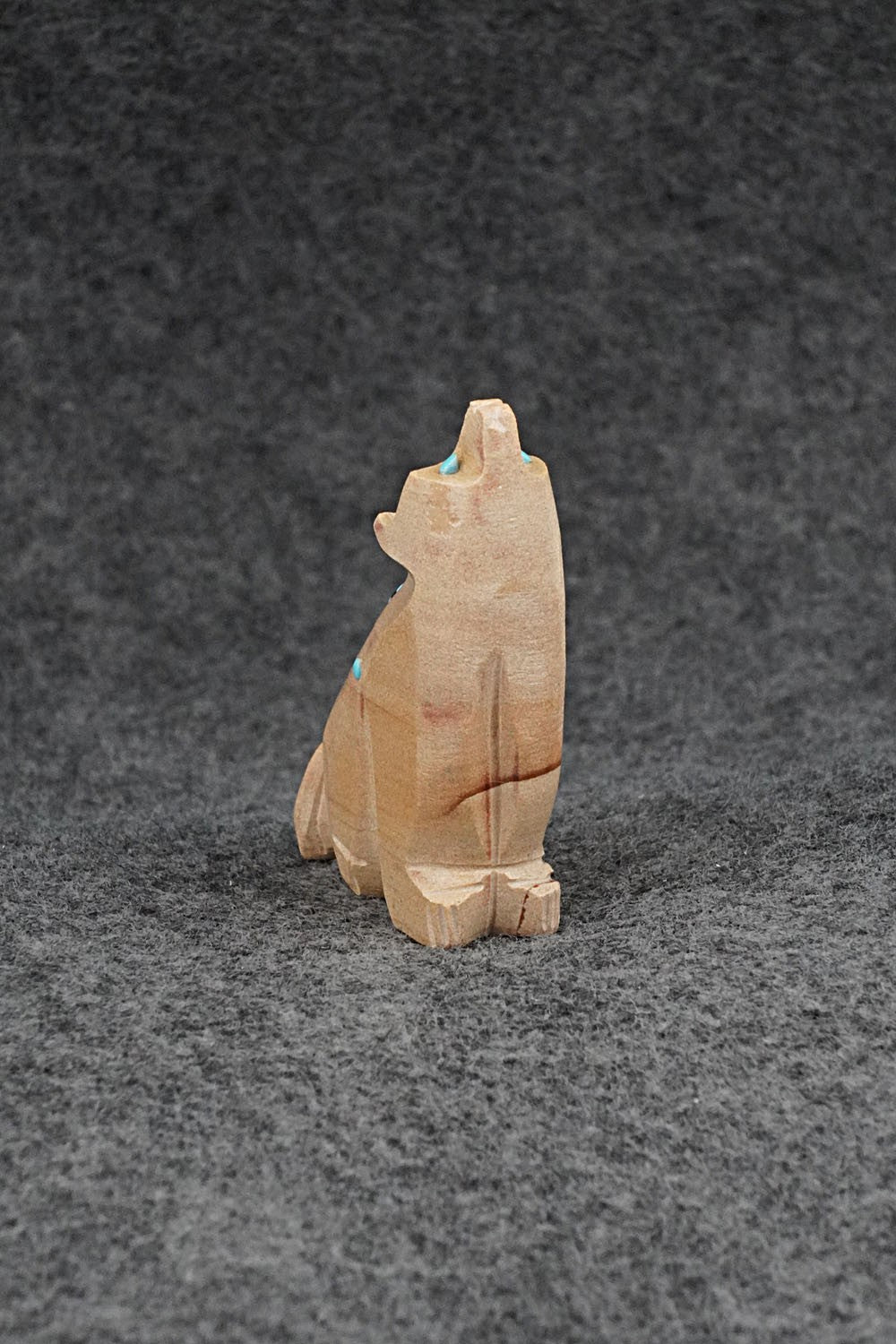 Wolf Zuni Fetish Carving - Dannette Laate