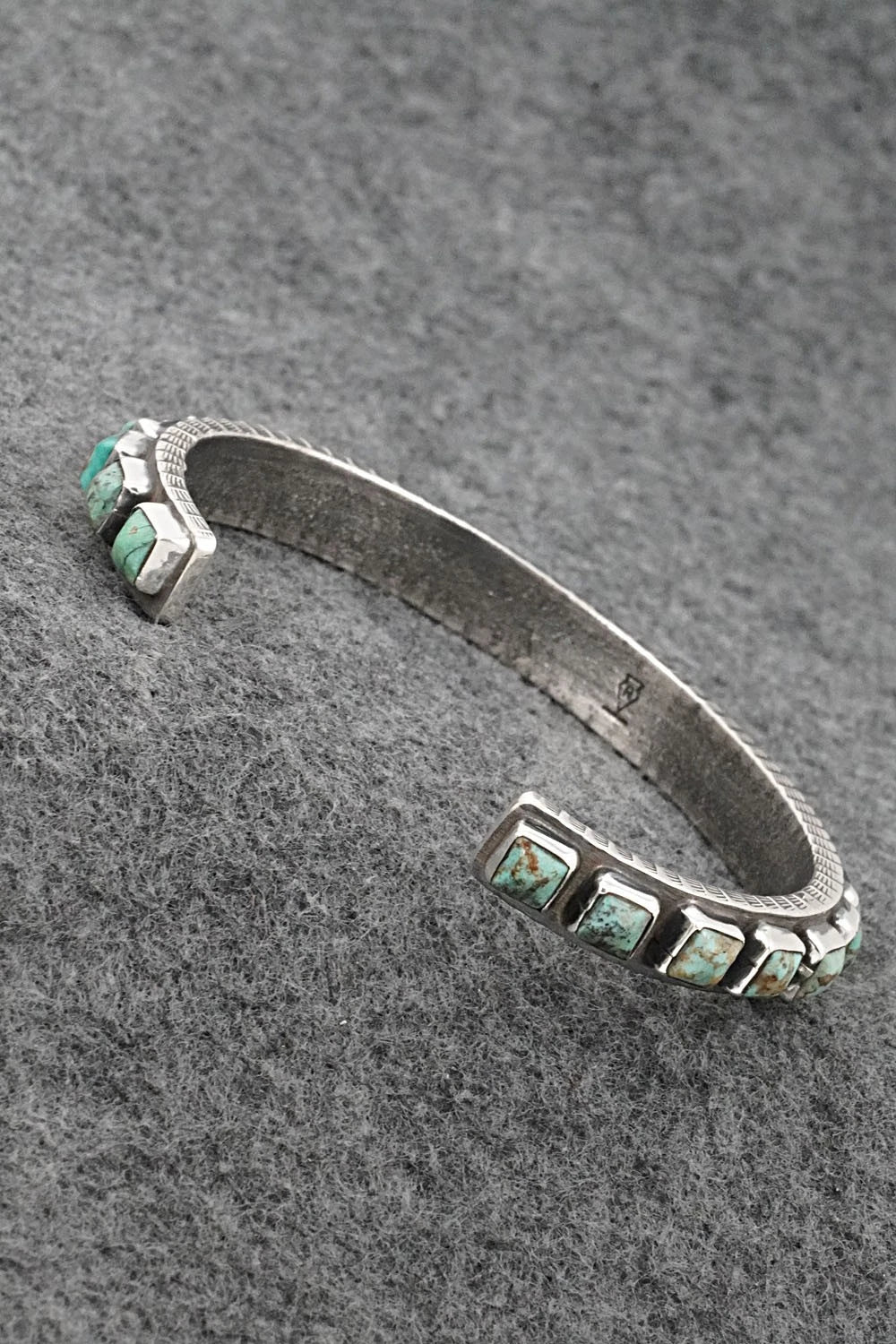 Turquoise & Sterling Silver Bracelet - Ernest Rangel