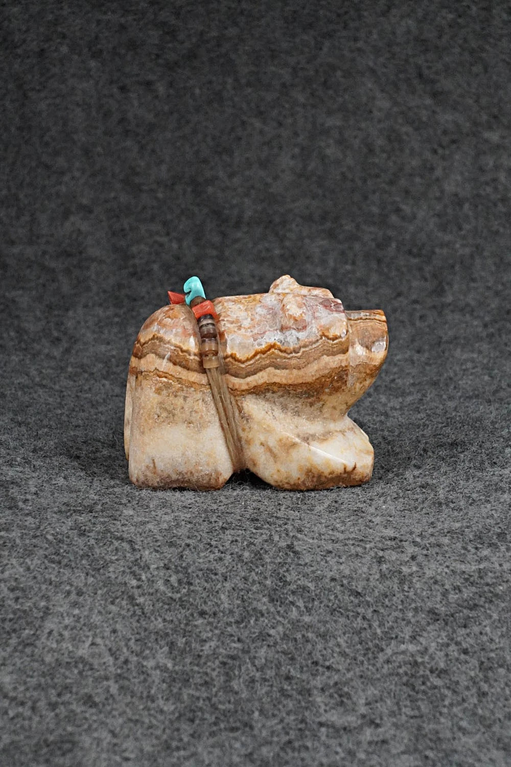 Bear Zuni Fetish Carving - Benina Kallestewa