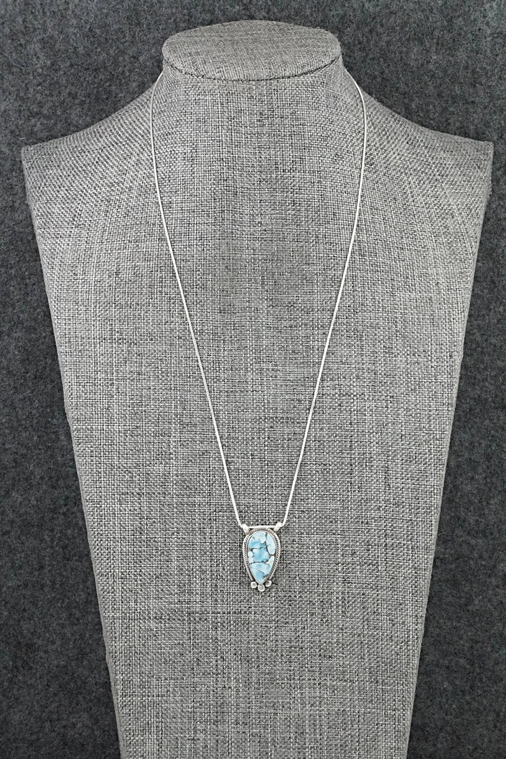 Turquoise & Sterling Silver Necklace - Sharon McCarthy