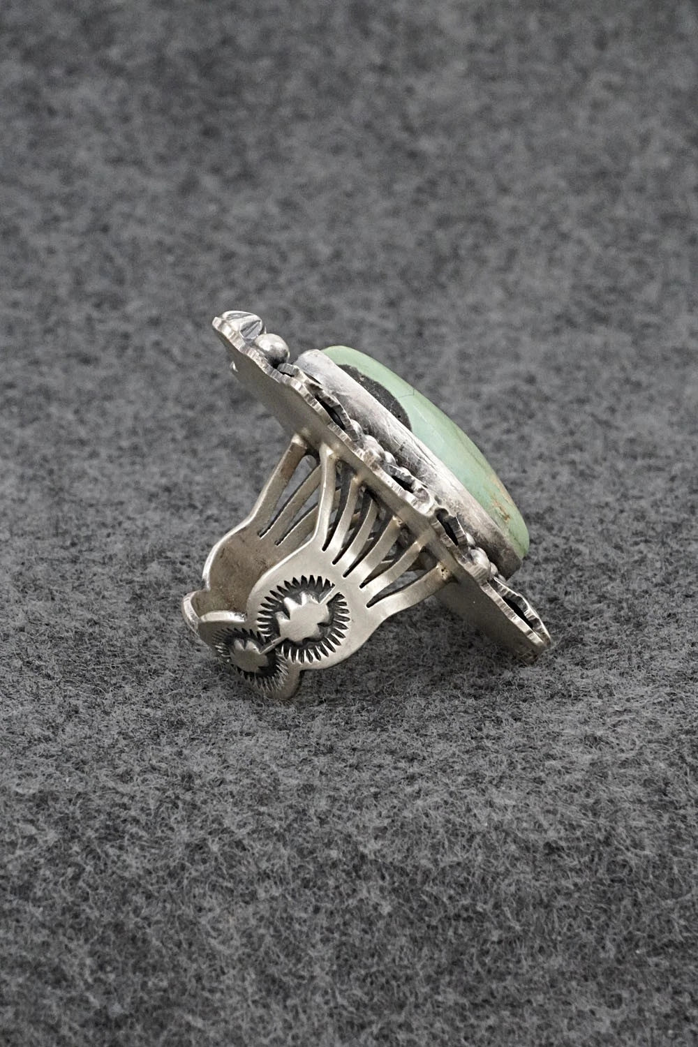 Turquoise & Sterling Silver Ring - Randy Boyd - Size 7