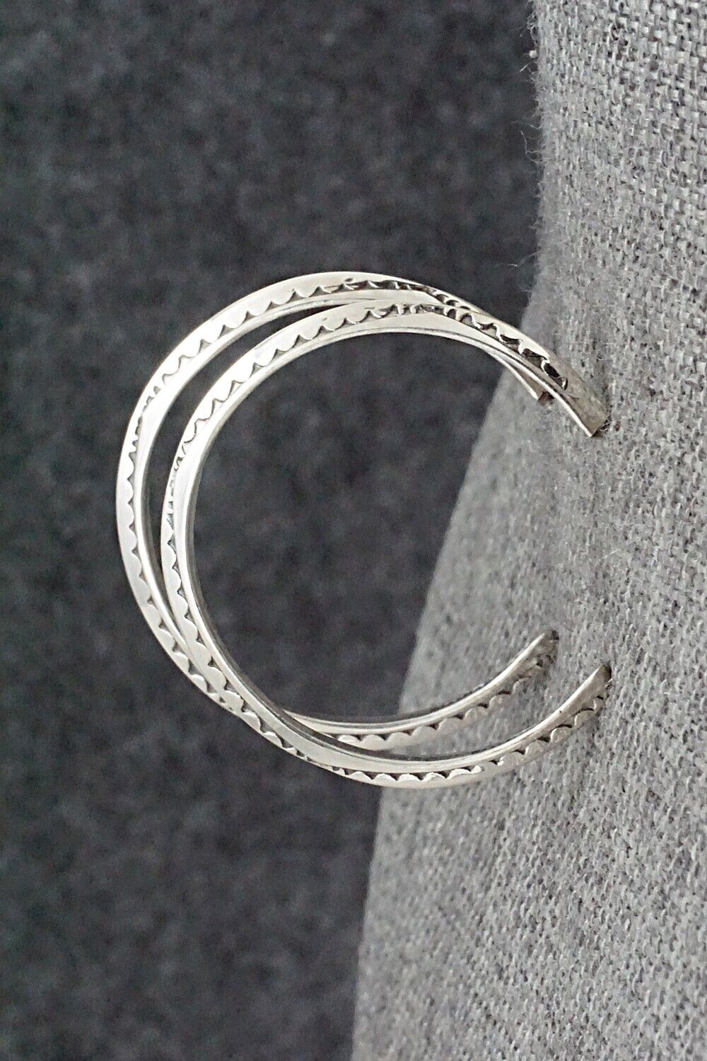 Sterling Silver Hoop Earrings - Elaine Tahe