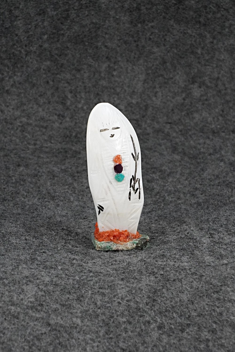 Corn Maiden Zuni Fetish Carving - Gloria Chattin
