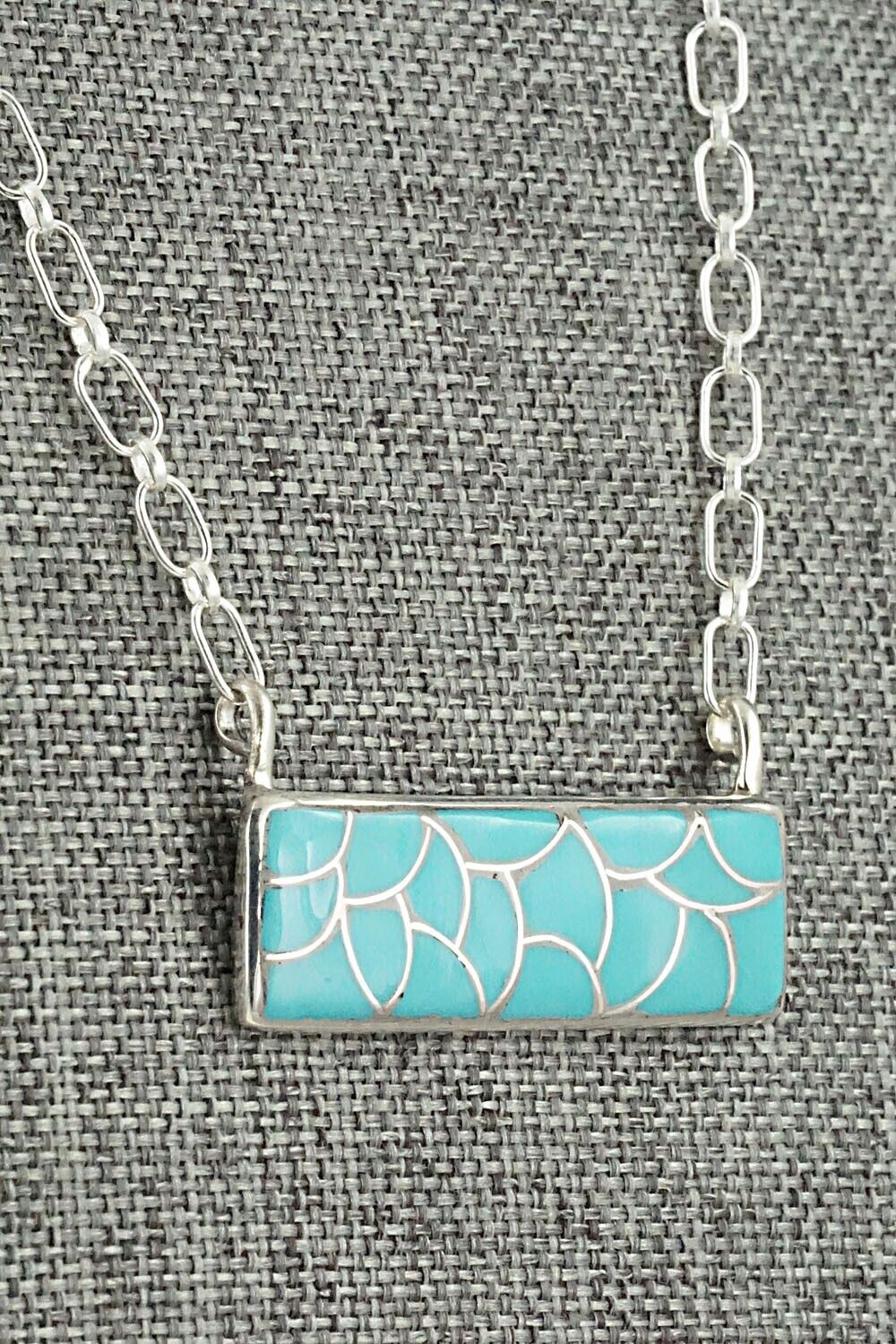 Turquoise & Sterling Silver Necklace - Orena Leekya