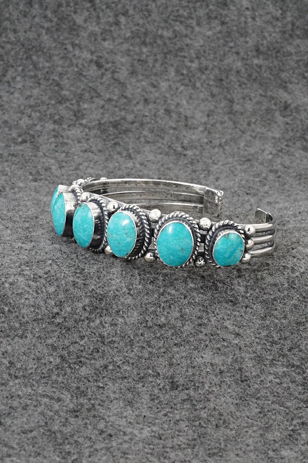 Turquoise & Sterling Silver Bracelet - Albert Smith