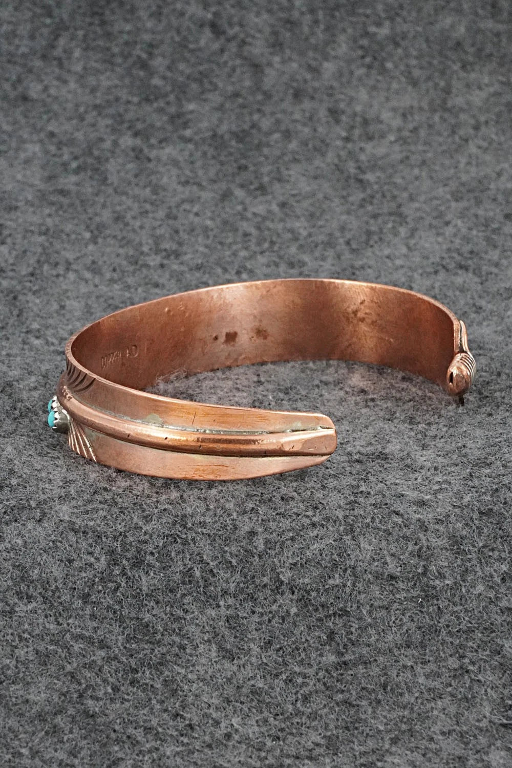 Turquoise & Copper Bracelet - Aaron Davis