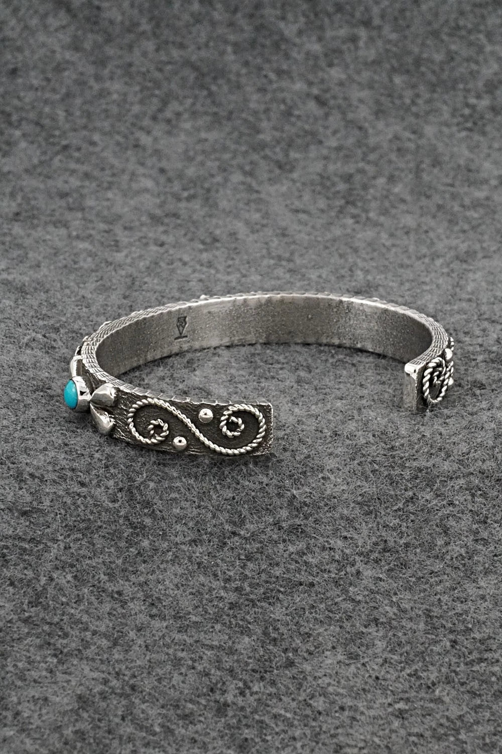 Turquoise & Sterling Silver Bracelet - Ernest Rangel