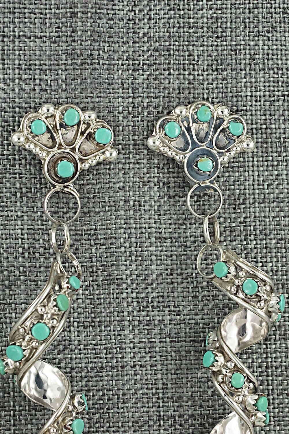 Turquoise & Sterling Silver Earrings - Joanne Cheama