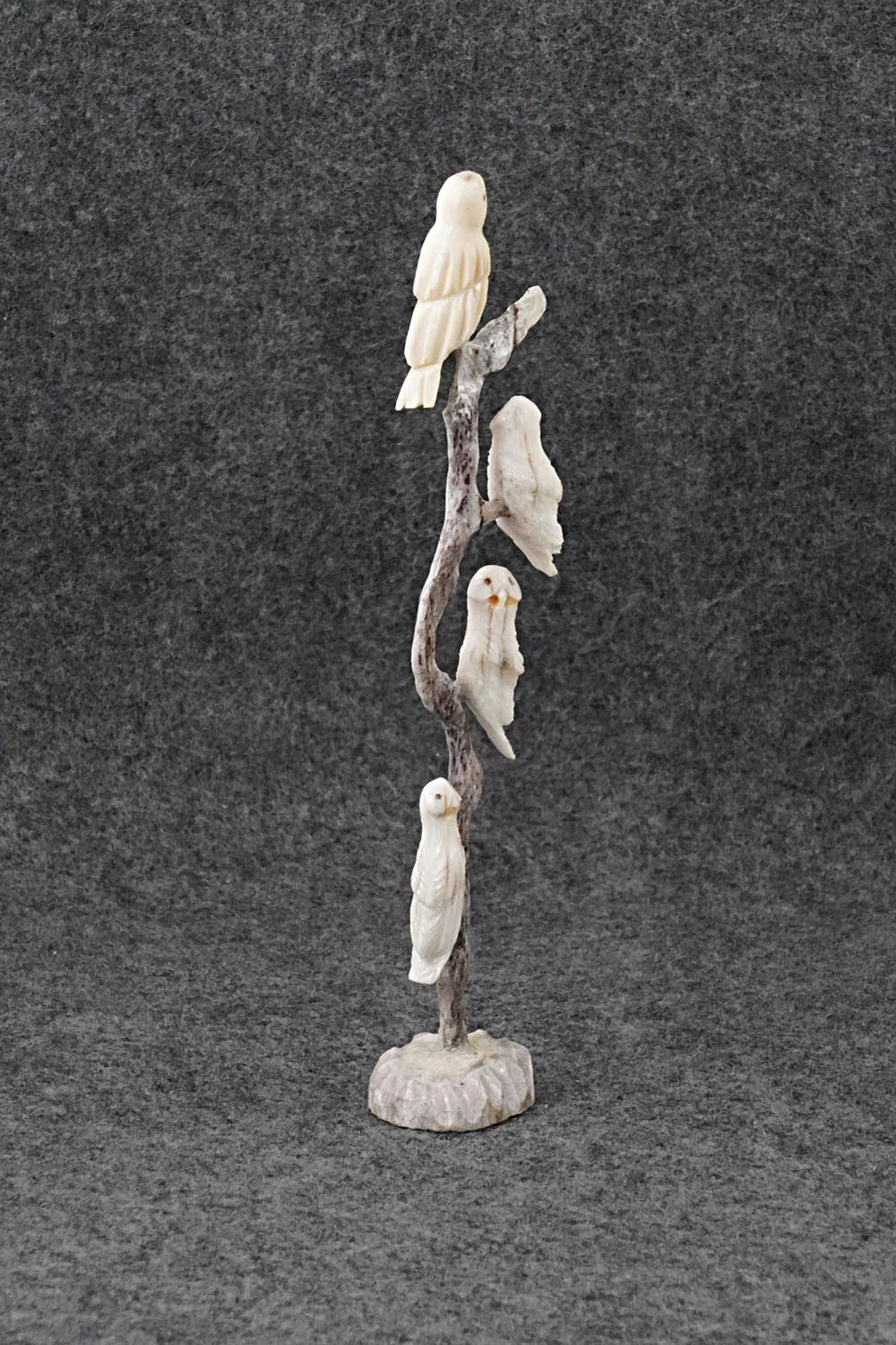 Owls Zuni Fetish Carving - Ruben Najera