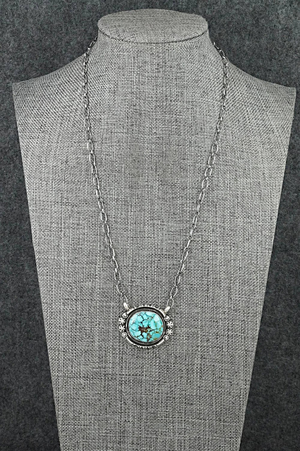 Turquoise & Sterling Silver Necklace - Marita Benally