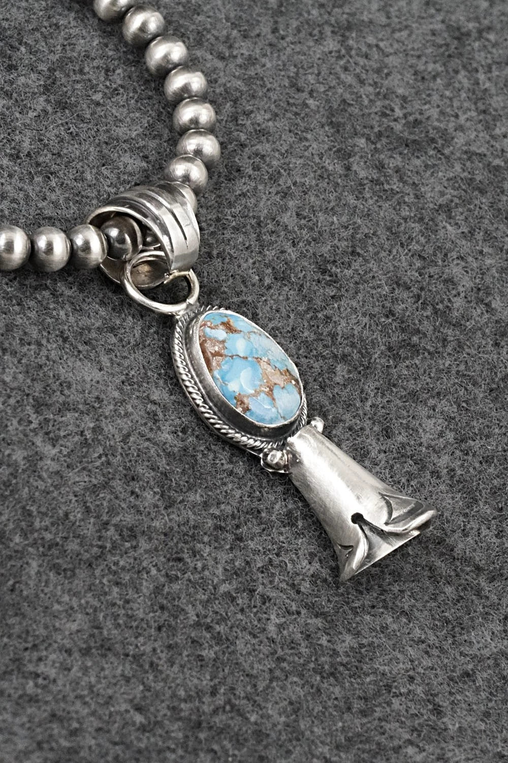 Turquoise & Sterling Silver Necklace - Sharon McCarthy
