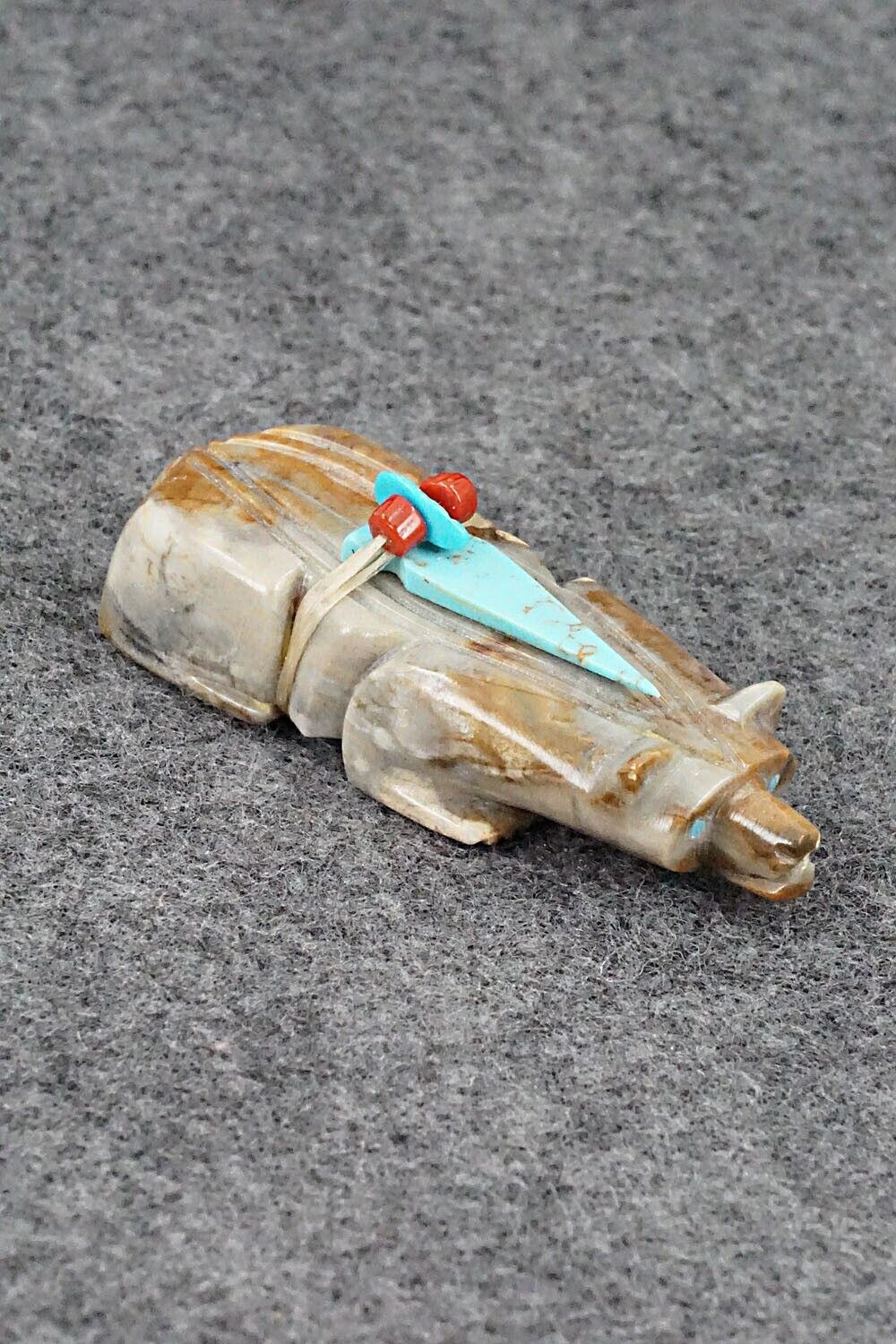 Badger Zuni Fetish Carving - Alex Tsethlikai