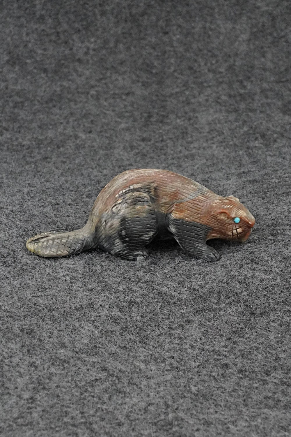Beaver Zuni Fetish Carving - Lance Cheama