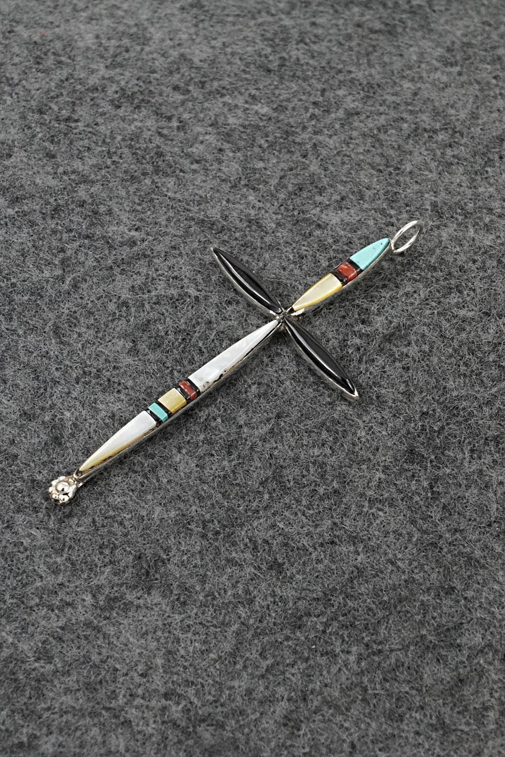 Multi-Stone & Sterling Silver Pendant - Sylvester Noche