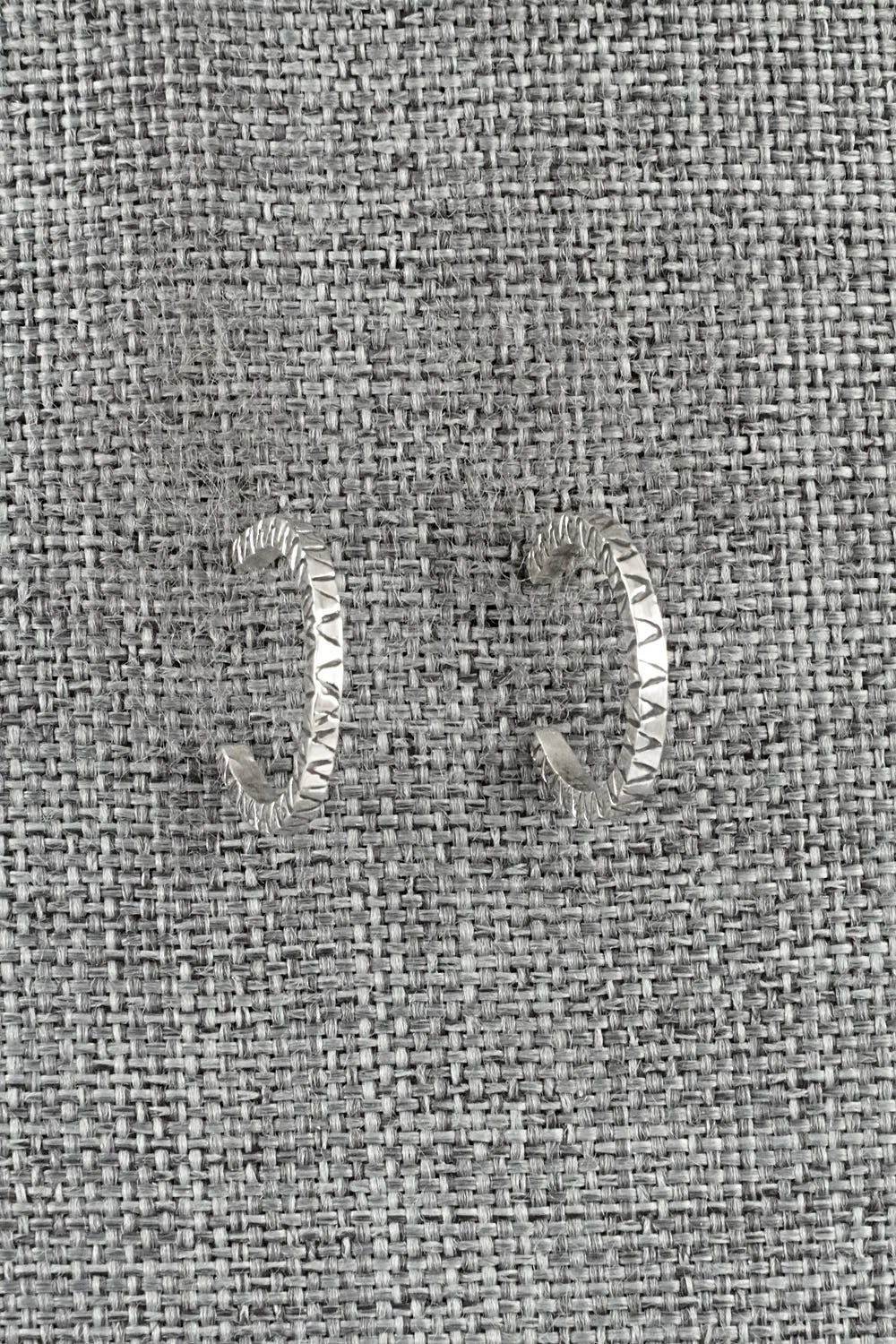 Sterling Silver Hoop Earrings - Elaine Tahe
