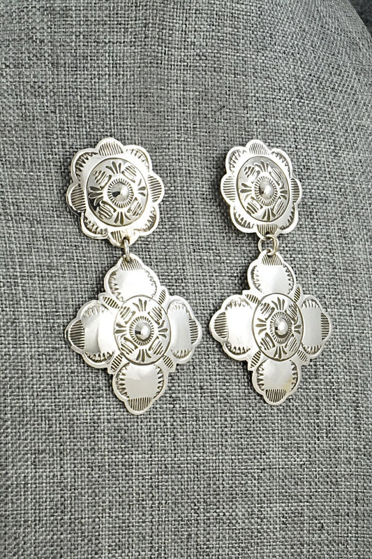 Sterling Silver Earrings - Bertha Begay