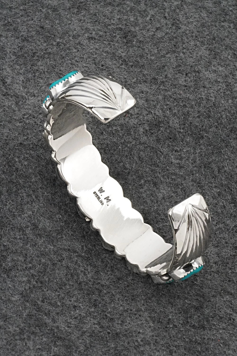 Turquoise & Sterling Silver Bracelet - Wilbert Muskett Sr.