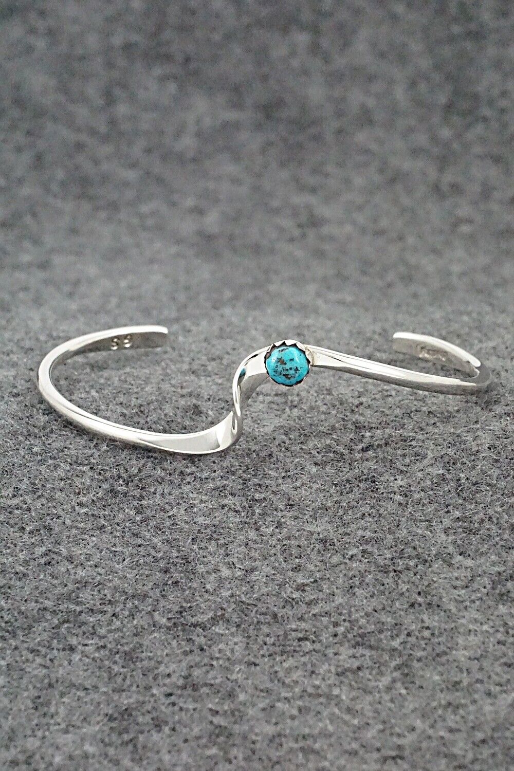 Turquoise & Sterling Silver Bracelet - Yolanda Skeets