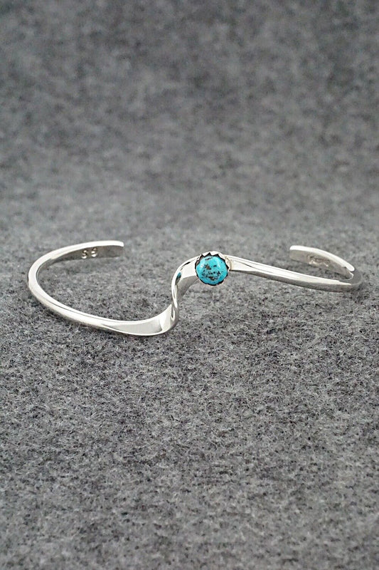 Turquoise & Sterling Silver Bracelet - Yolanda Skeets