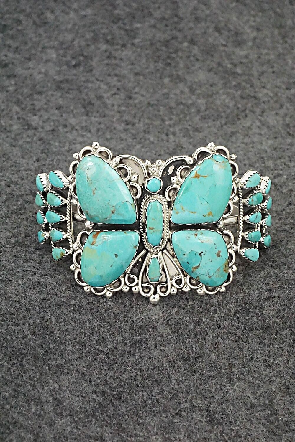 Turquoise & Sterling Silver Bracelet - Zeita Begay