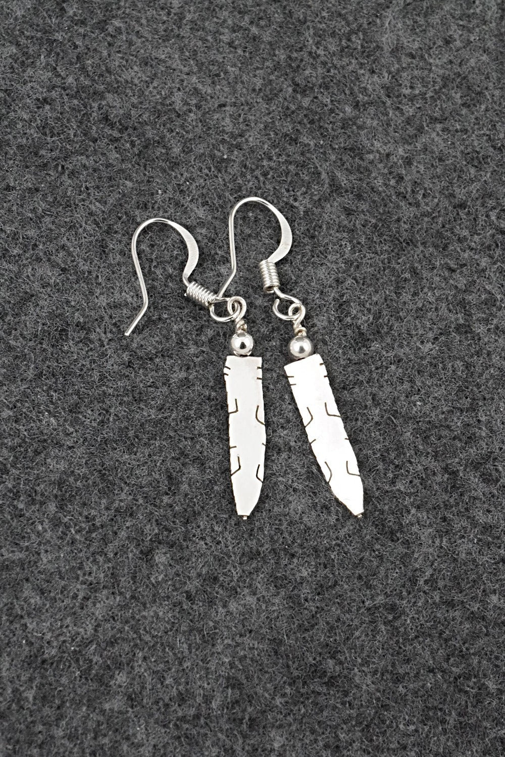 Sterling Silver Earrings - Marvin Arviso