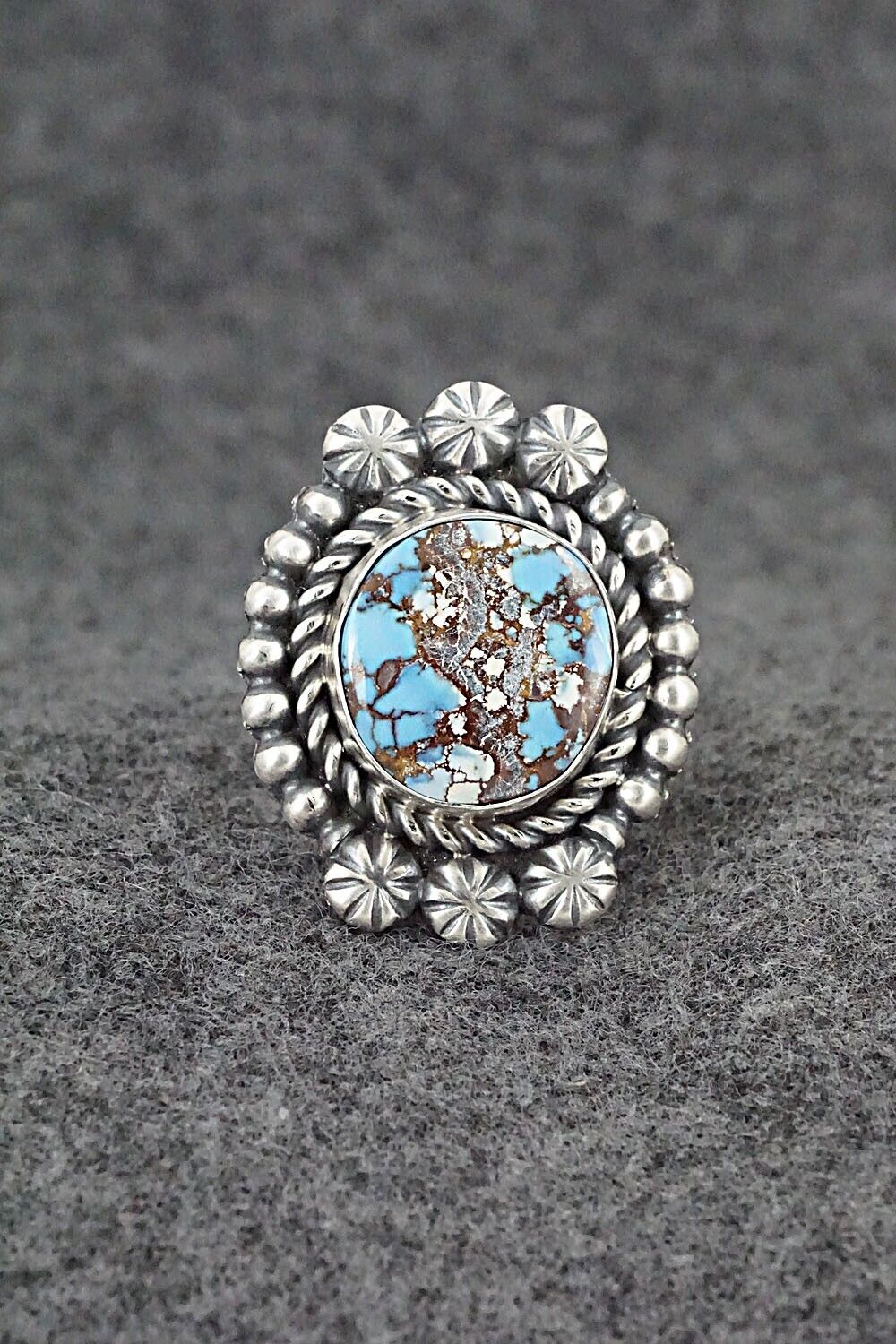 Turquoise & Sterling Silver Pendant, Ring and Earrings Set - Jeff James