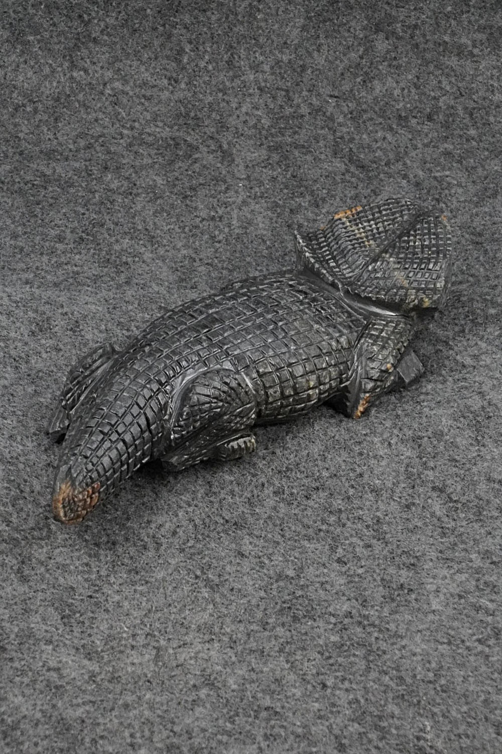 Horned Toad Zuni Fetish Carving - Tony Mackel