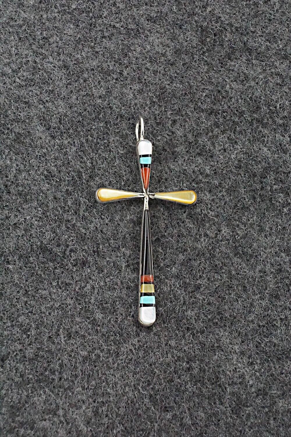 Multi-Stone & Sterling Silver Pendant - Sylvester Noche