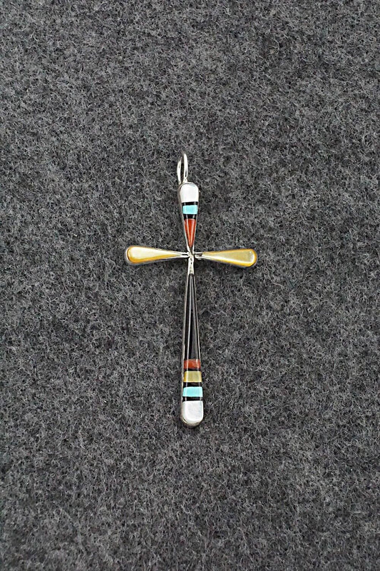 Multi-Stone & Sterling Silver Pendant - Sylvester Noche