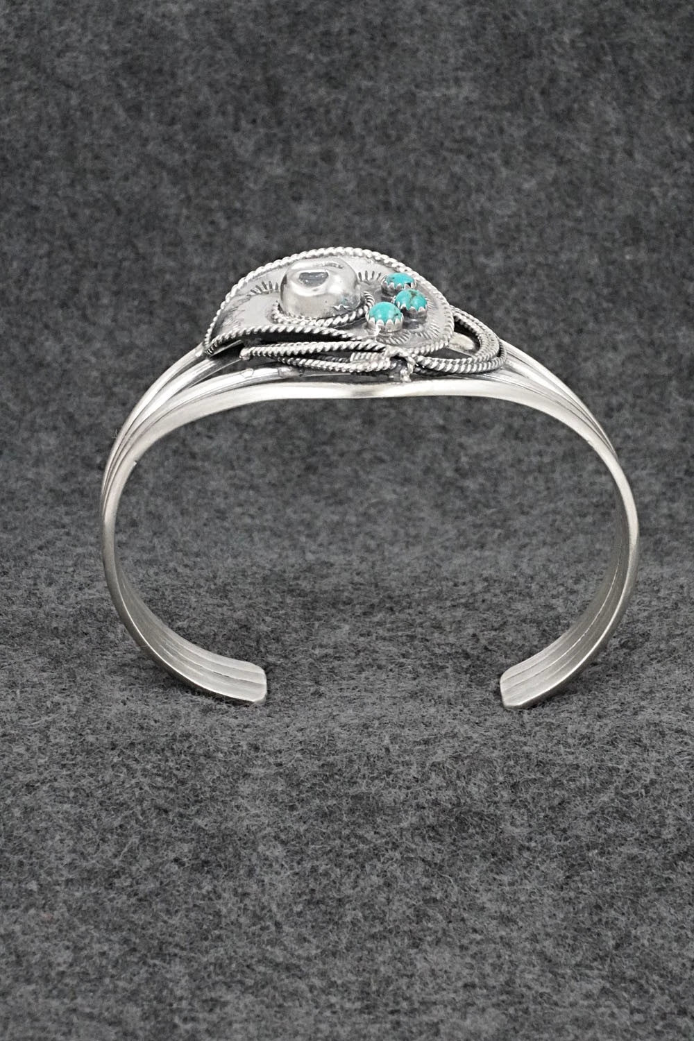 Turquoise & Sterling Silver Bracelet - Bobby Platero