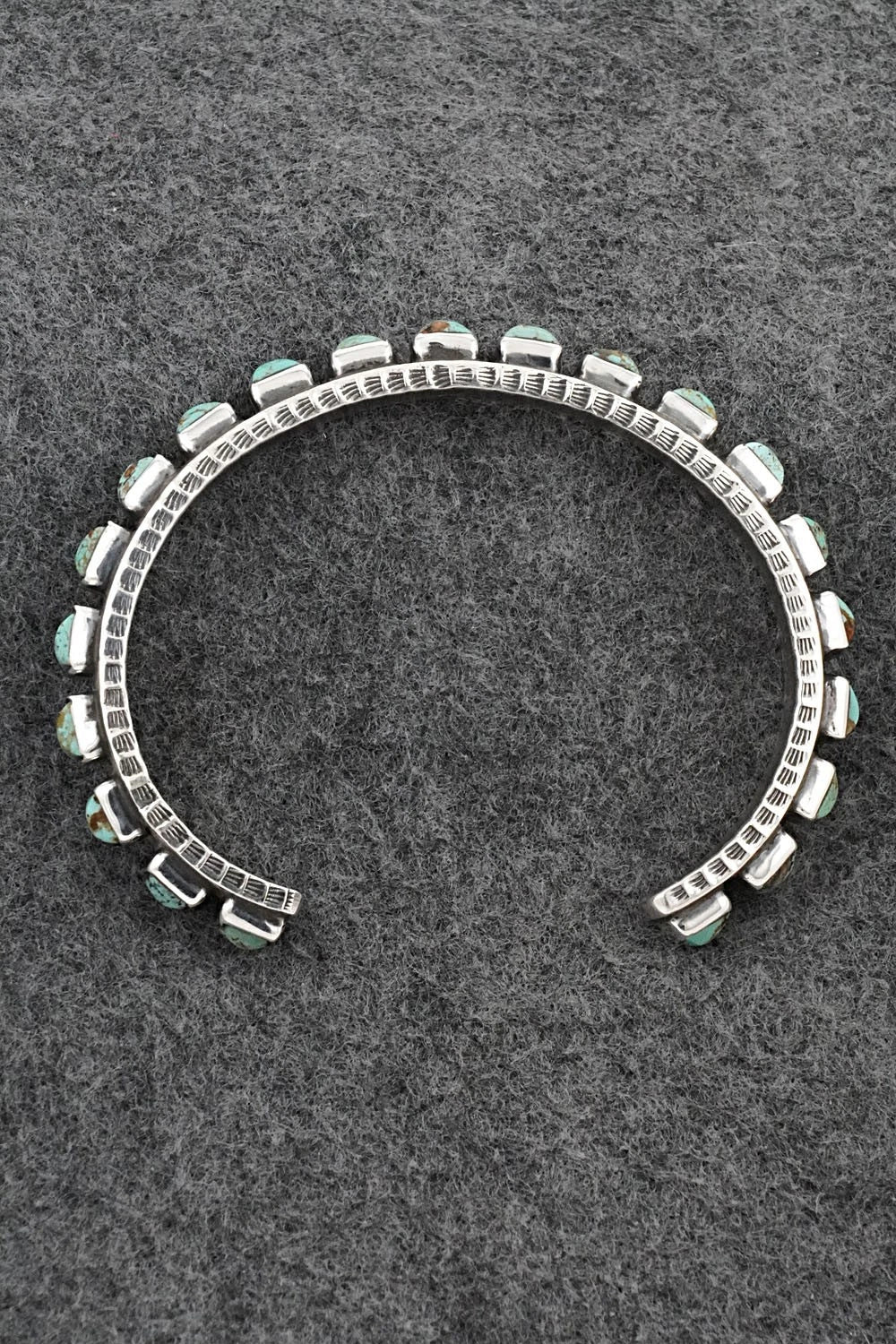Turquoise & Sterling Silver Bracelet - Ernest Rangel
