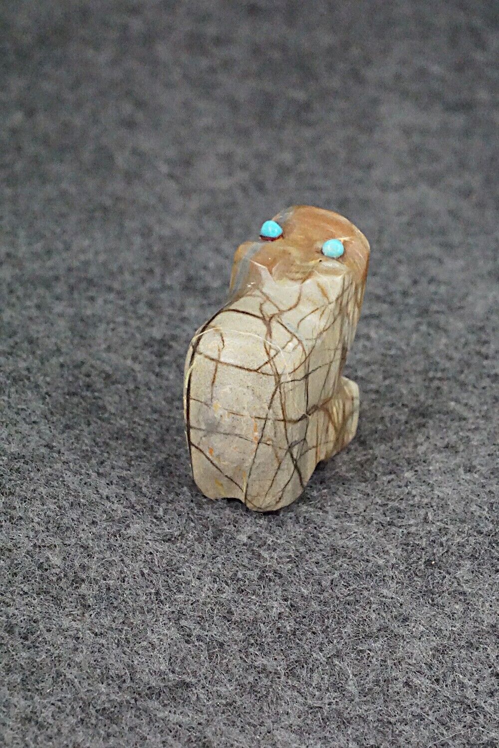 Frog Zuni Fetish Carving - James Panteah