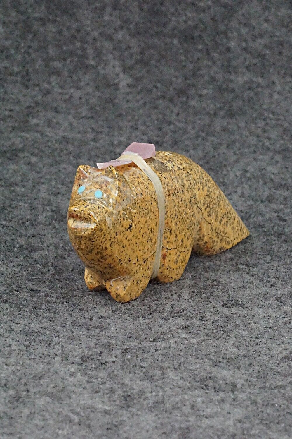 Wolf Zuni Fetish Carving - Delvin Leekya