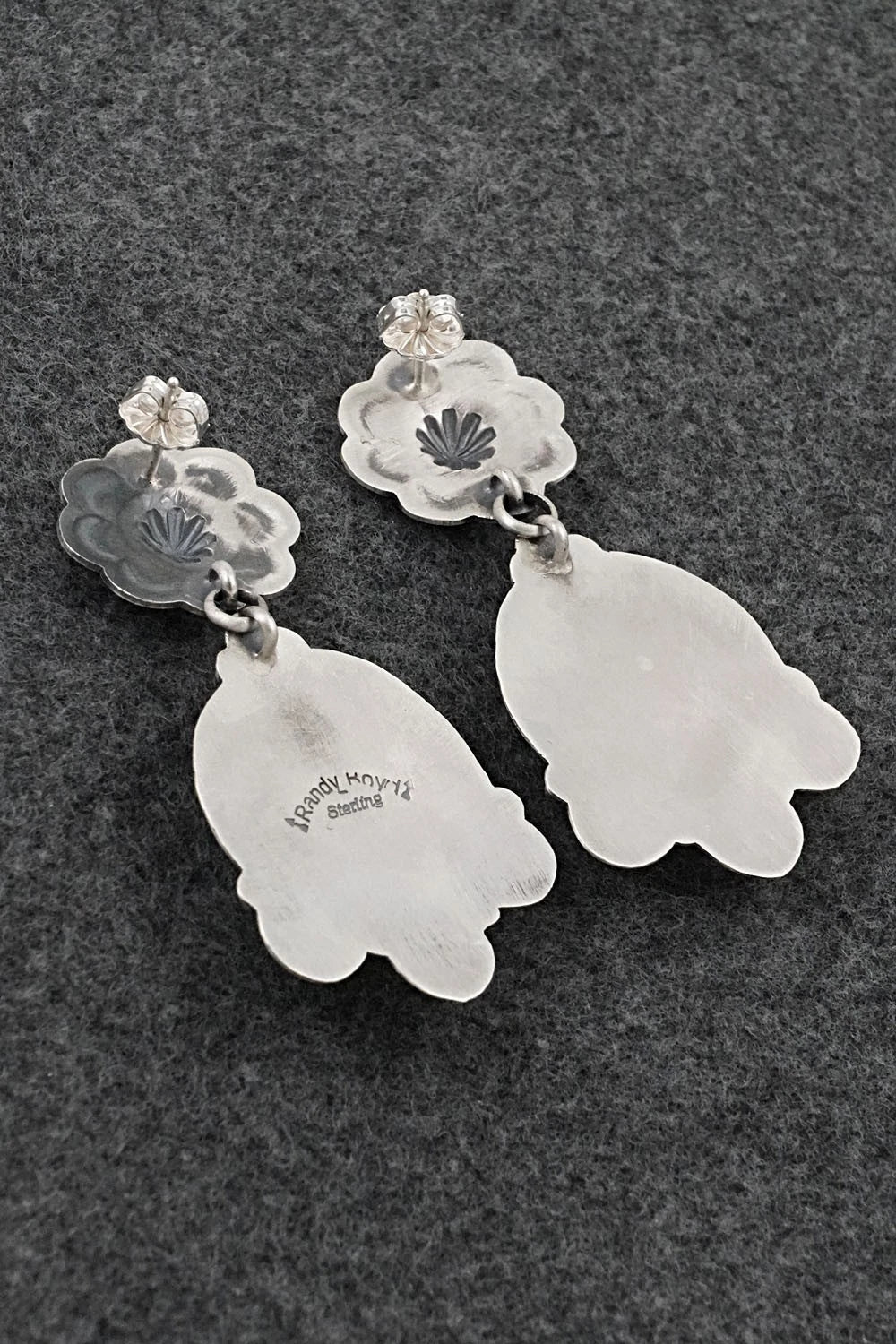 Turquoise & Sterling Silver Earrings - Randy Boyd